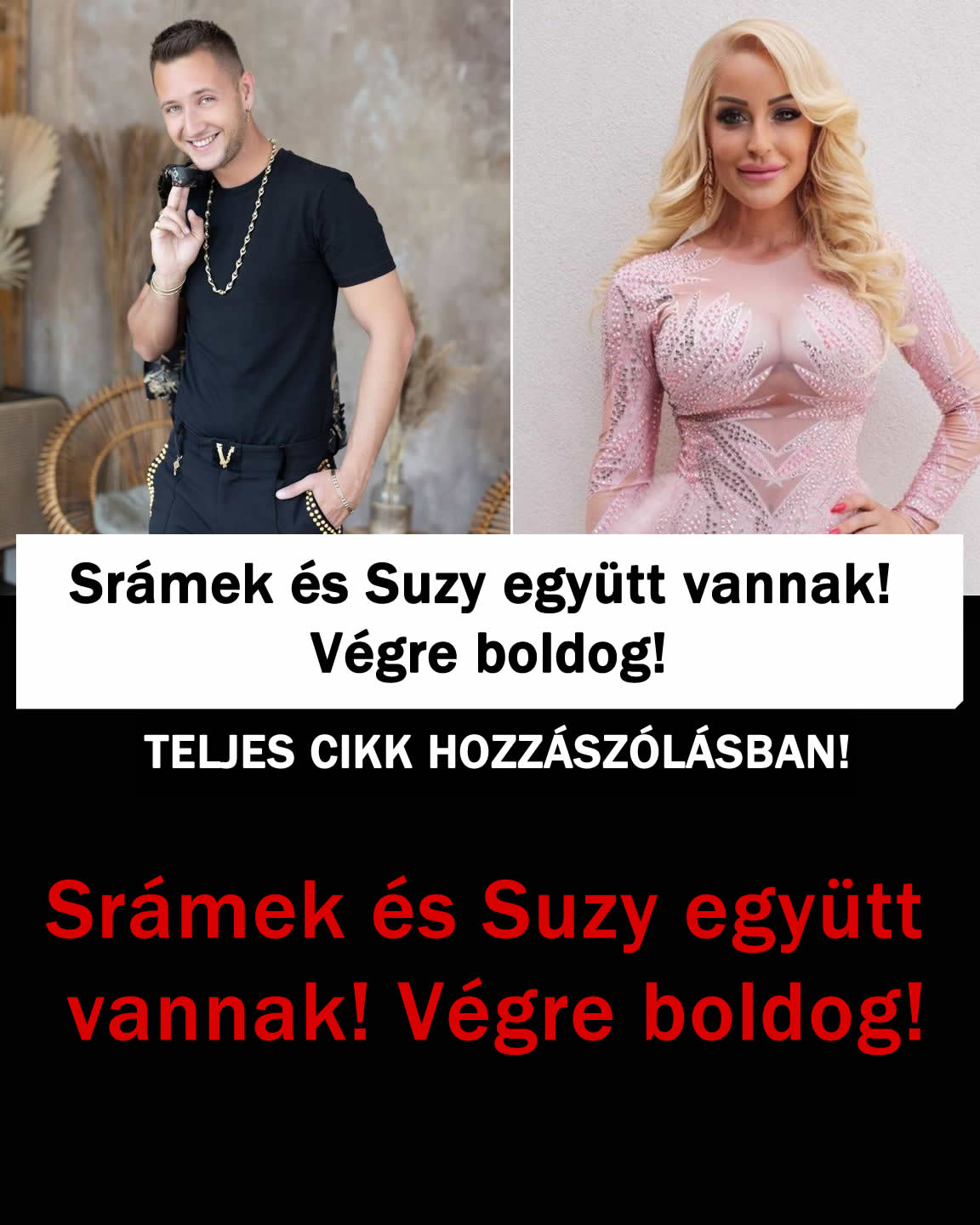 Srámek és Suzy együtt vannak! Végre boldog!