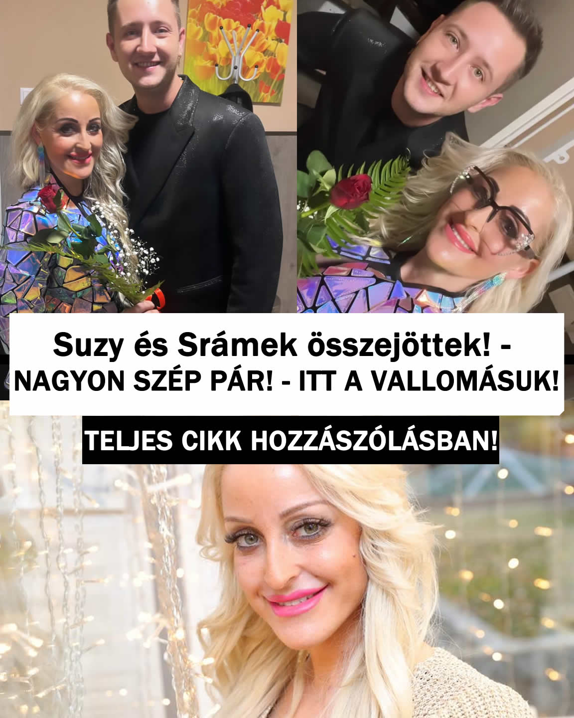 Suzy és Srámek összejöttek! – NAGYON SZÉP PÁR! – ITT A VALLOMÁSUK!