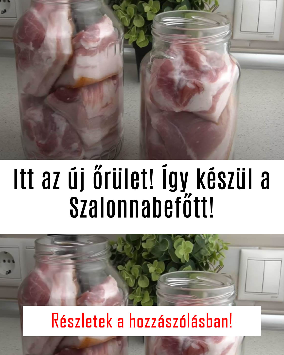 Itt az új őrület! Így készül a Szalonnabefőtt!