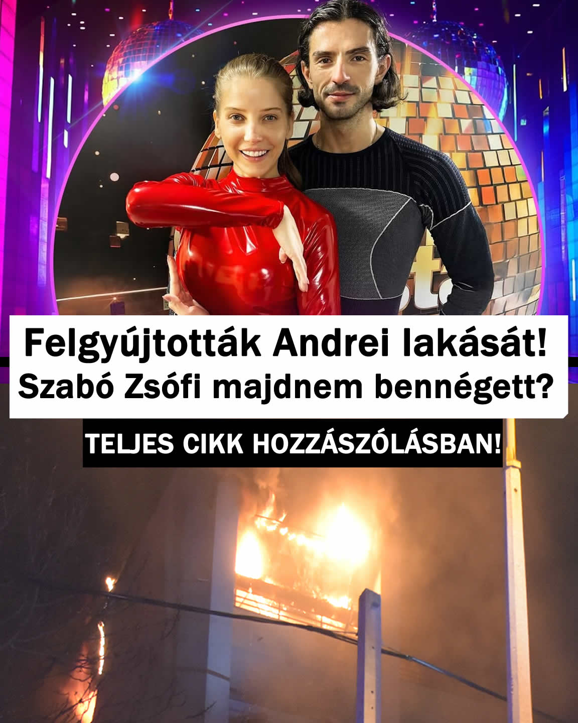 Felgyújtották Andrei lakását! Szabó Zsófi majdnem bennégett?