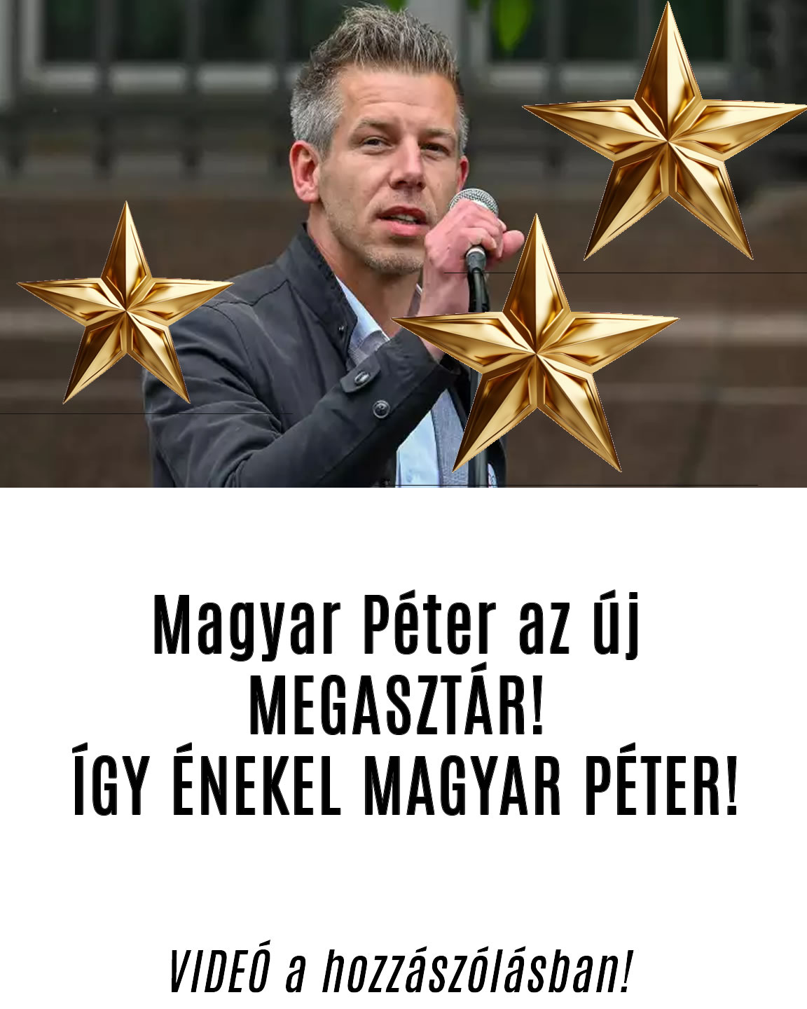 Magyar Péter az új MEGASZTÁR! ÍGY ÉNEKEL MAGYAR PÉTER!