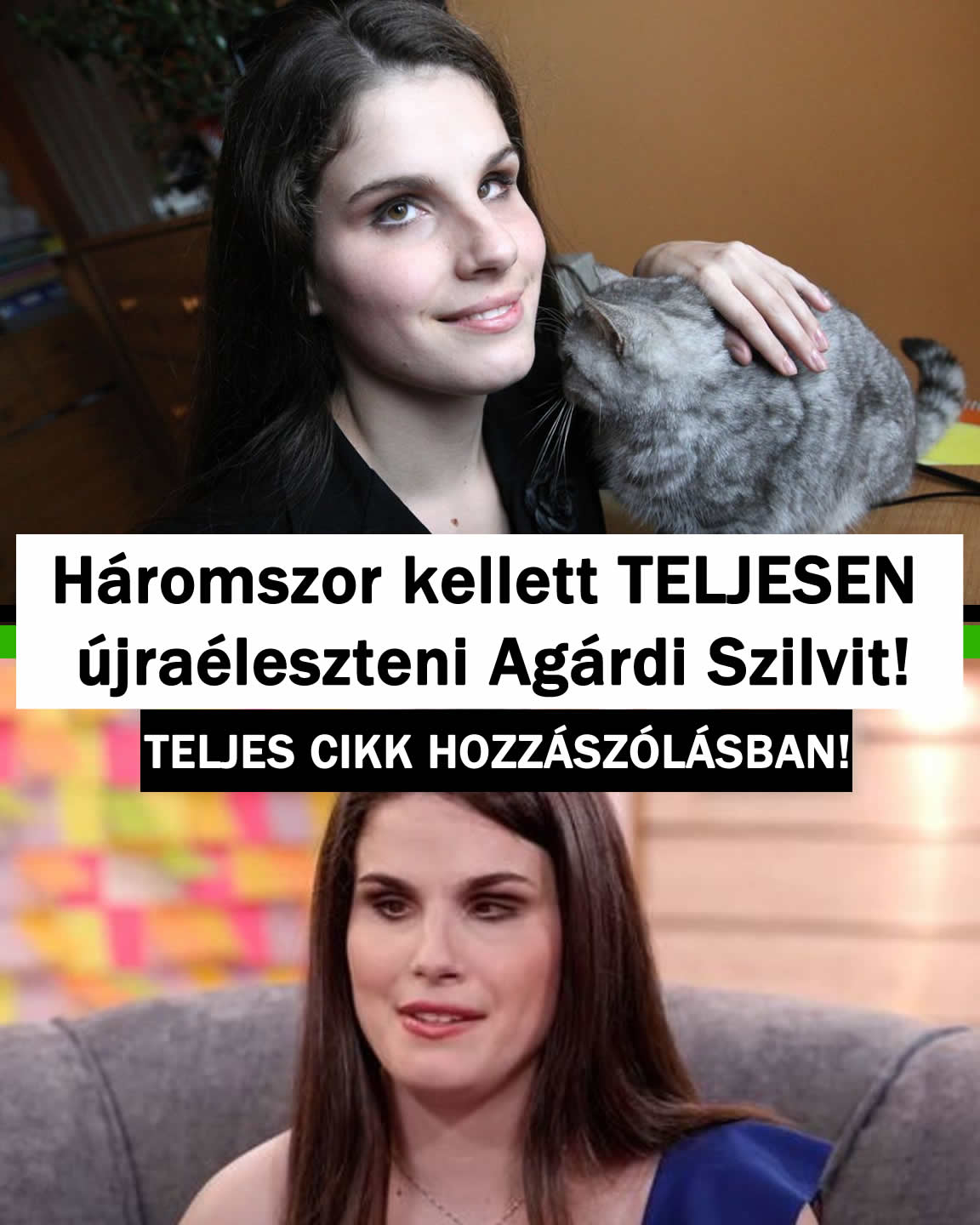 Háromszor kellett TELJESEN újraéleszteni Agárdi Szilvit!