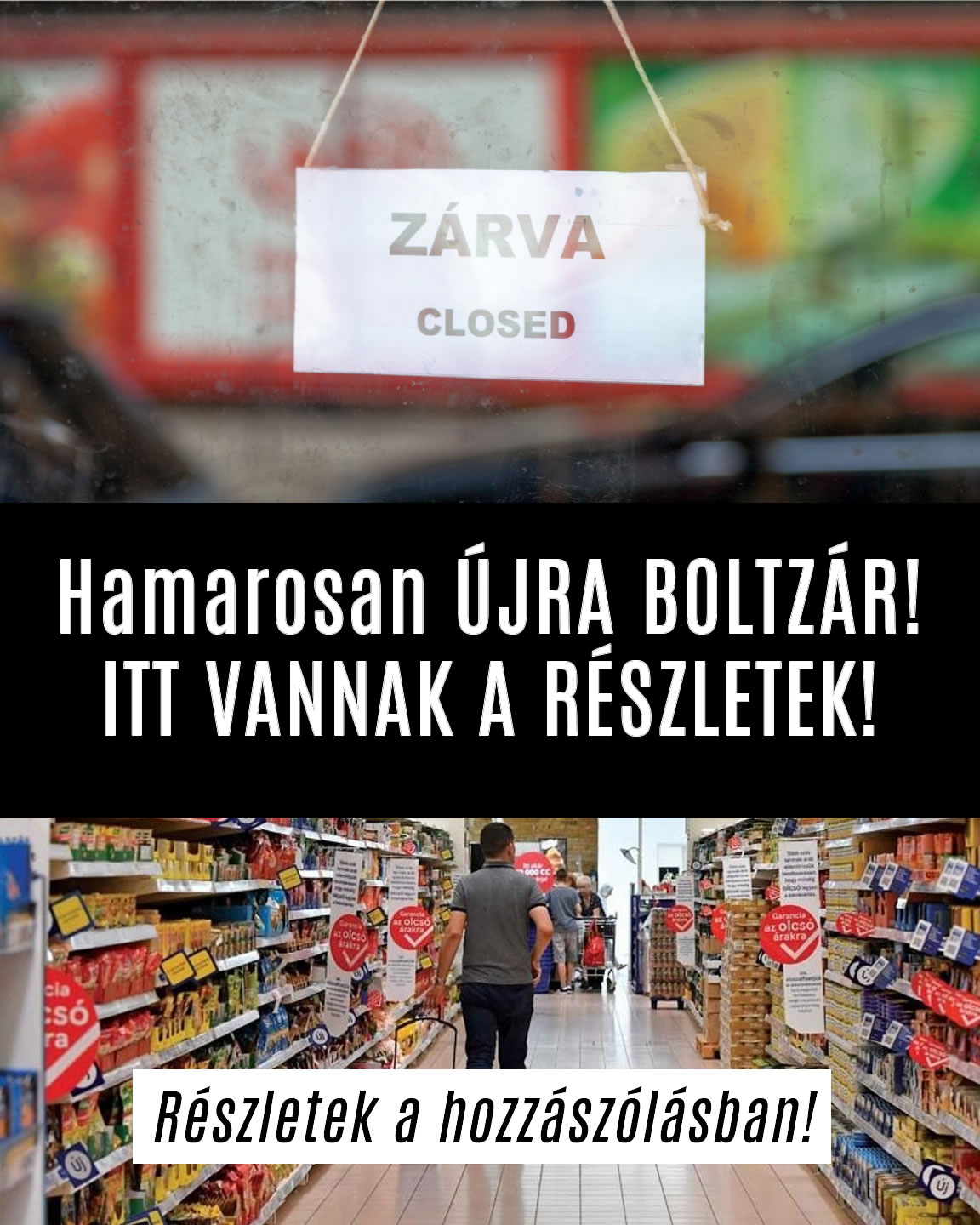 Hamarosan ÚJRA BOLTZÁR! ITT VANNAK A RÉSZLETEK!