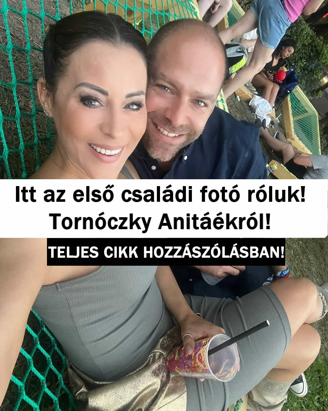 Itt az első családi fotó róluk! Tornóczky Anitáékról!