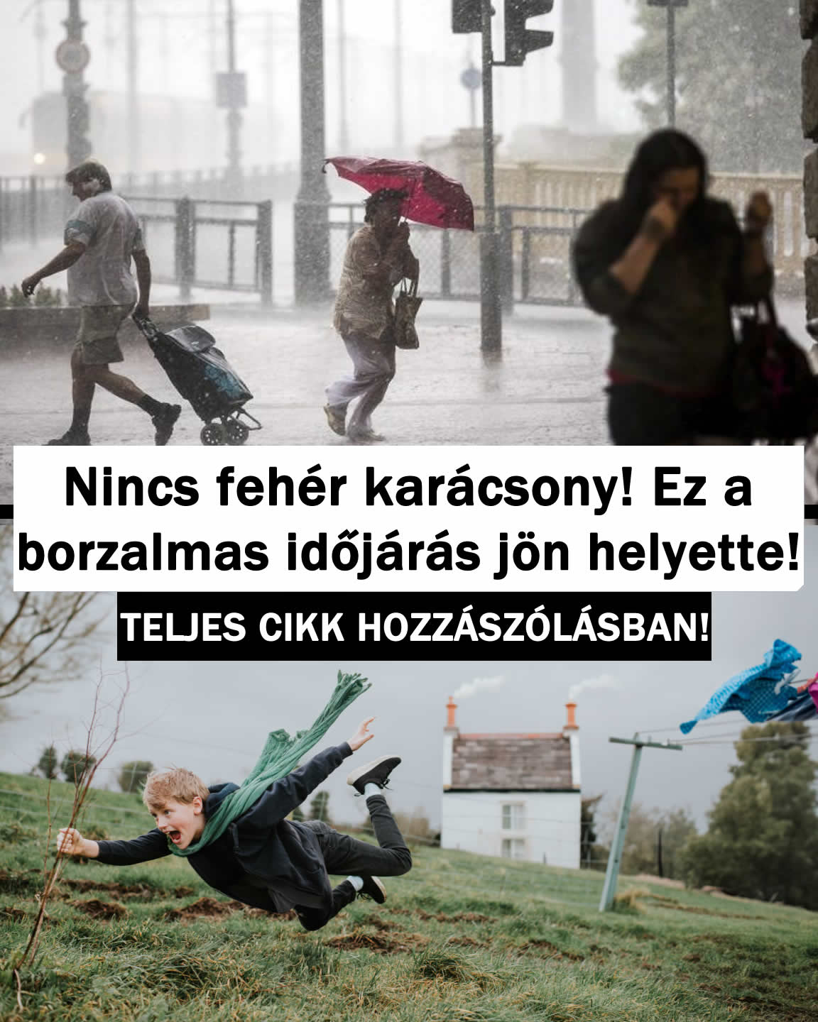 Nincs fehér karácsony! Ez a borzalmas időjárás jön helyette!