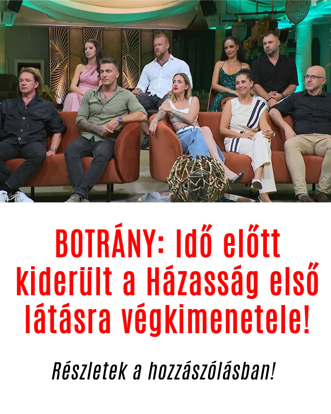 BOTRÁNY: Idő előtt kiderült a Házasság első látásra végkimenetele!