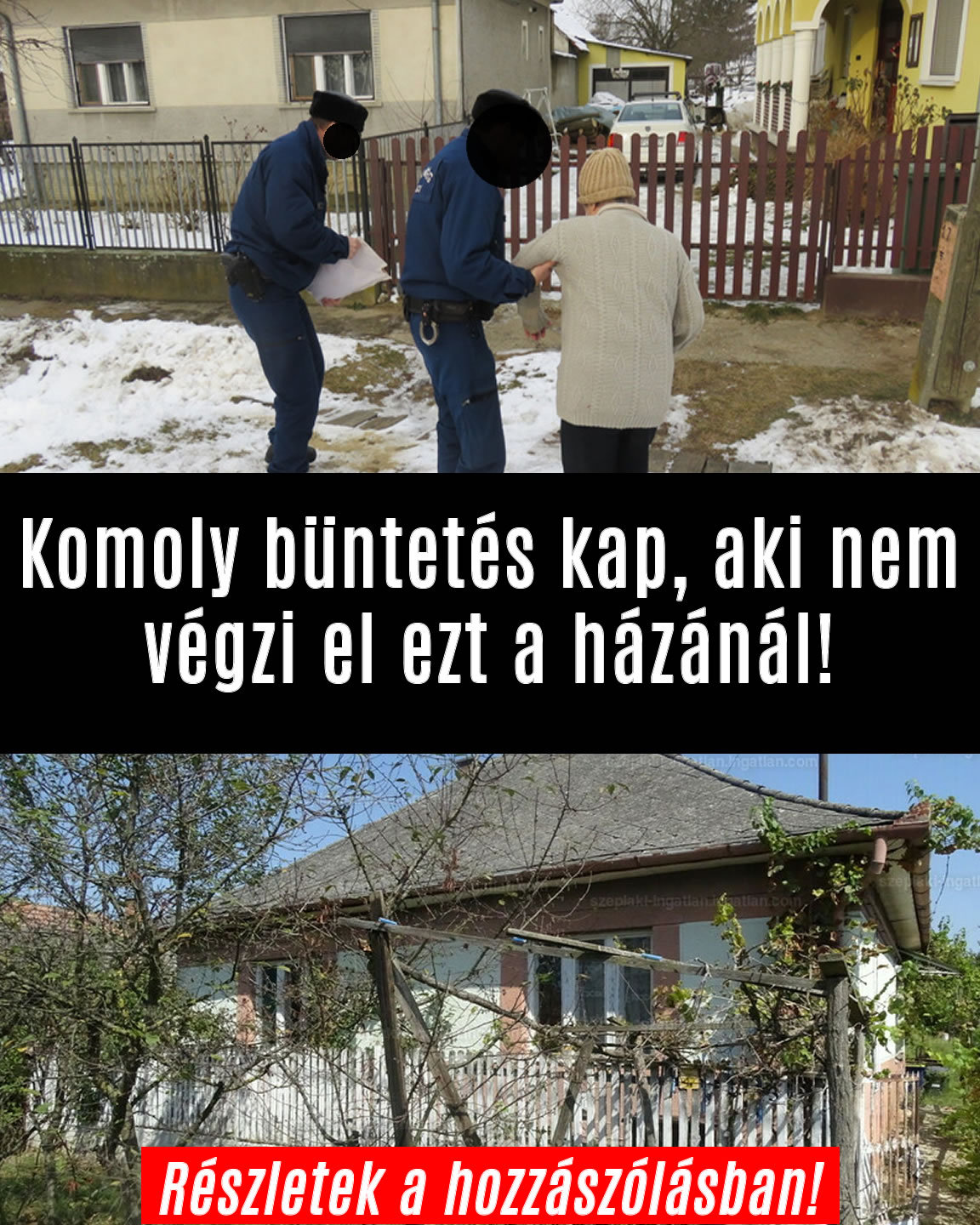 Komoly büntetés kap, aki nem végzi el ezt a házánál!