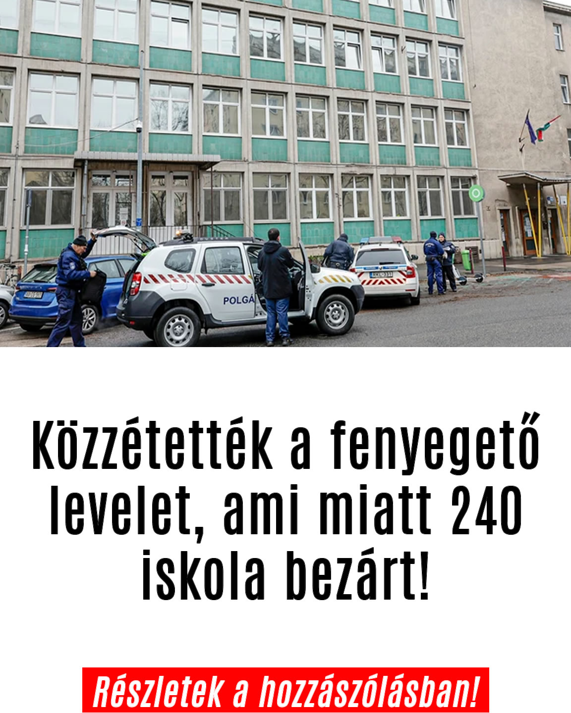 Közzétették a levelet, ami miatt több, mint 200 iskola bezárt!