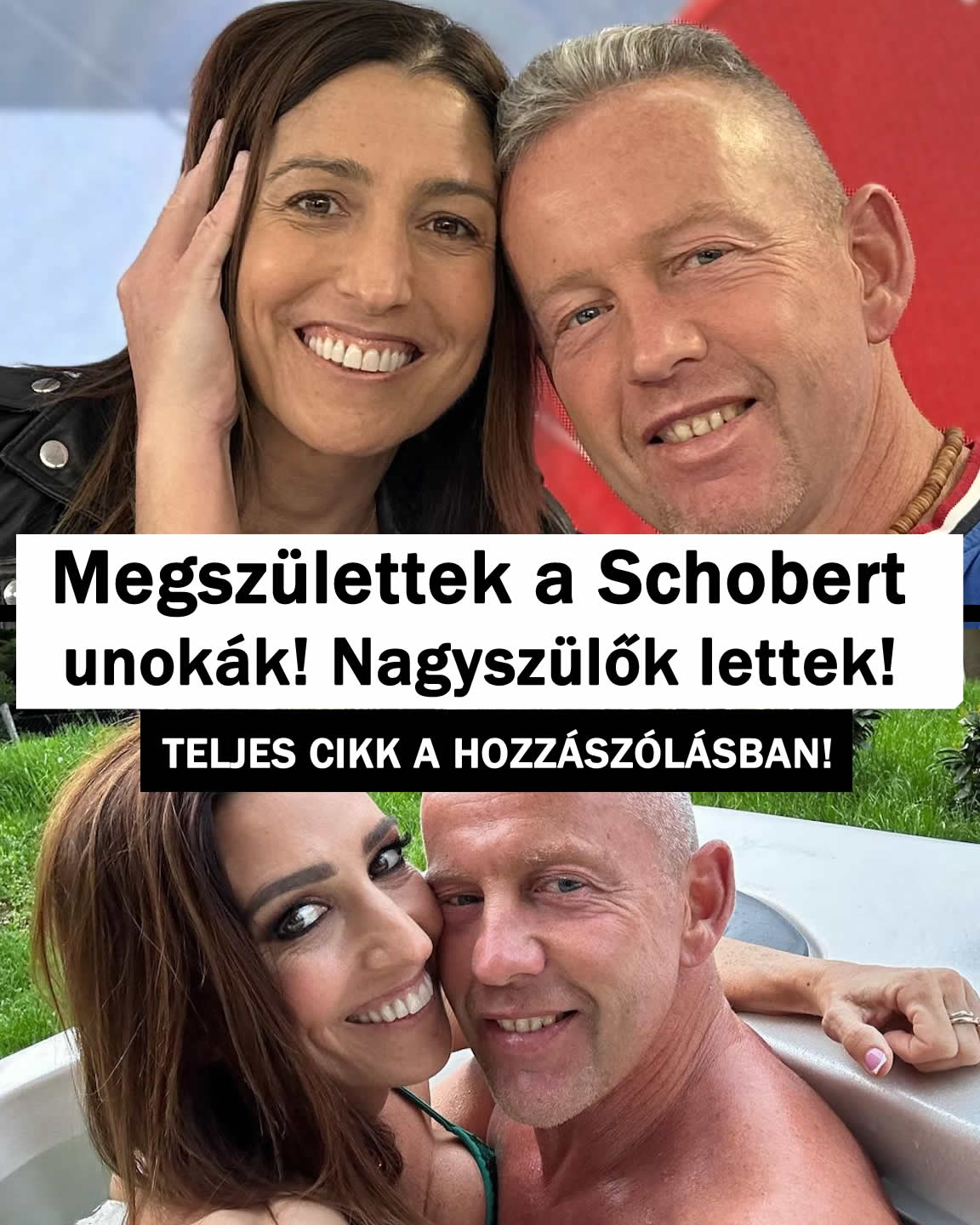 Megszülettek a Schobert unokák! Nagyszülők lettek!