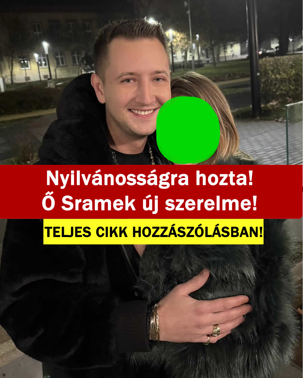 Nyilvánosságra hozta! Ő Sramek új szerelme!