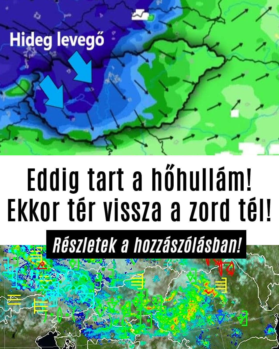 Eddig tart a hőhullám! Ekkor tér vissza a zord tél!