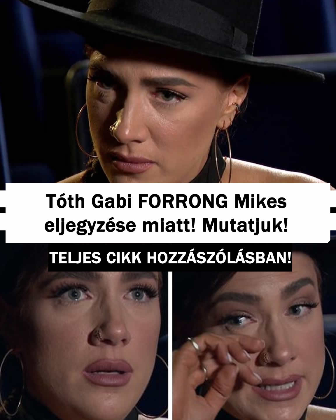 Tóth Gabi FORRONG Mikes eljegyzése miatt! Mutatjuk!