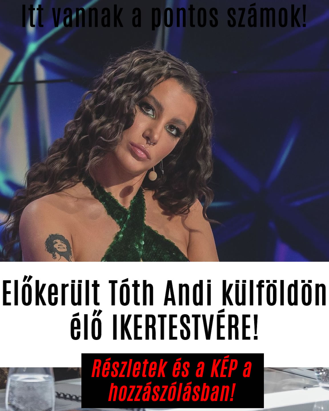 Előkerült Tóth Andi külföldön élő IKERTESTVÉRE!