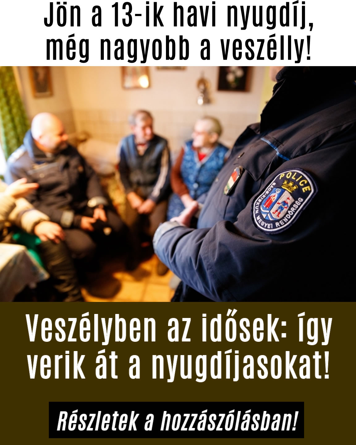 Veszélyben az idősek: így verik át a nyugdíjasokat!