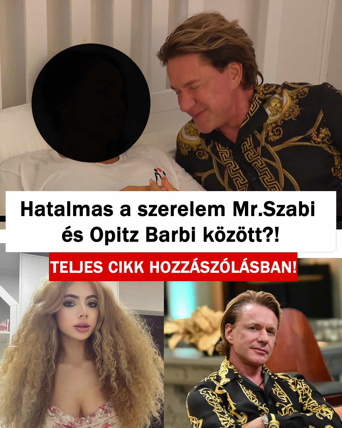 Hatalmas a szerelem Mr.Szabi és Opitz Barbi között?!