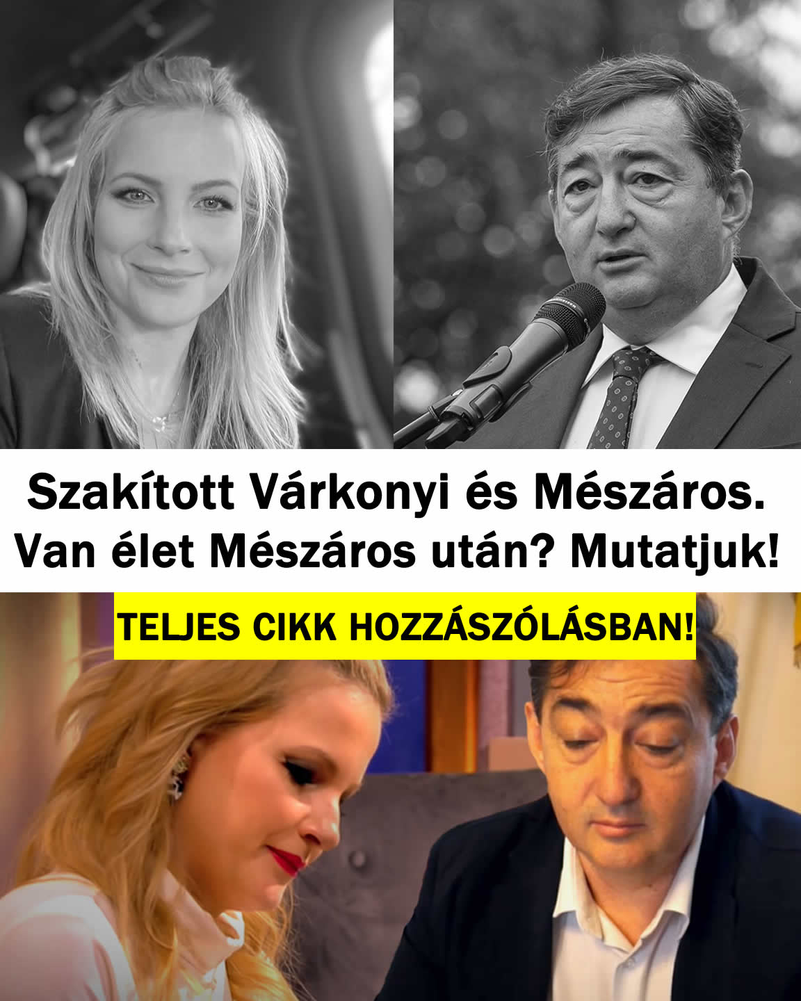 Szakított Várkonyi és Mészáros. Van élet Mészáros után? Mutatjuk!