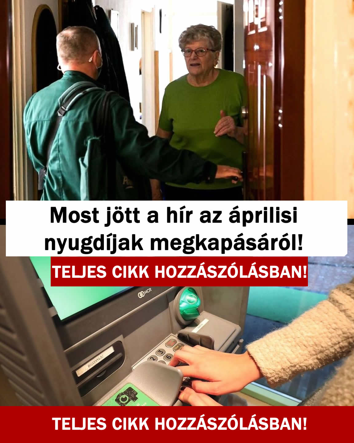 Most jött a hír az áprilisi nyugdíjak megkapásáról!