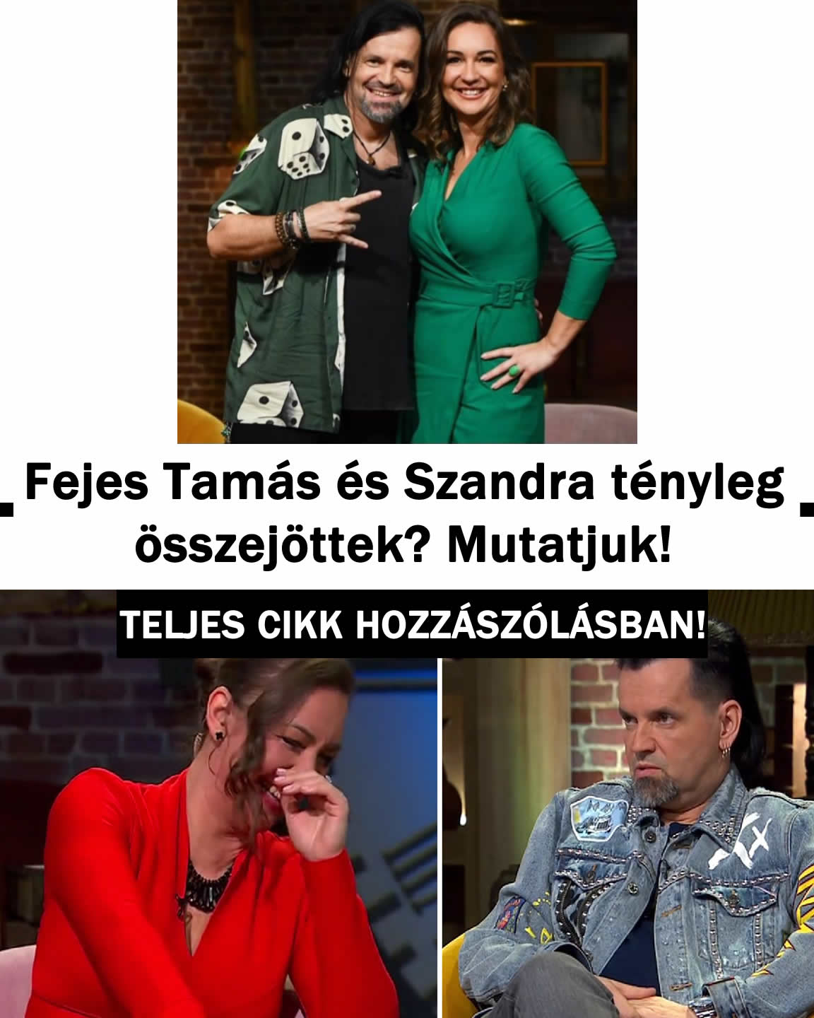 Fejes Tamás és Szandra tényleg összejöttek? Mutatjuk!