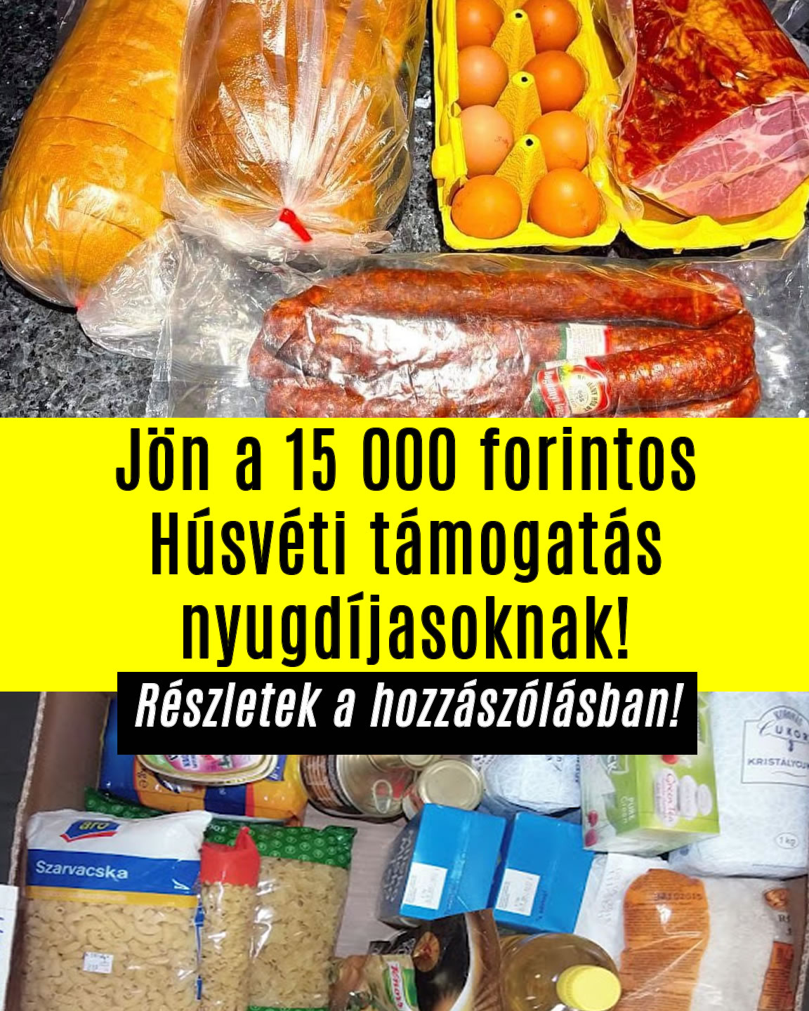 Jön a 15 000 forintos Húsvéti támogatás nyugdíjasoknak!