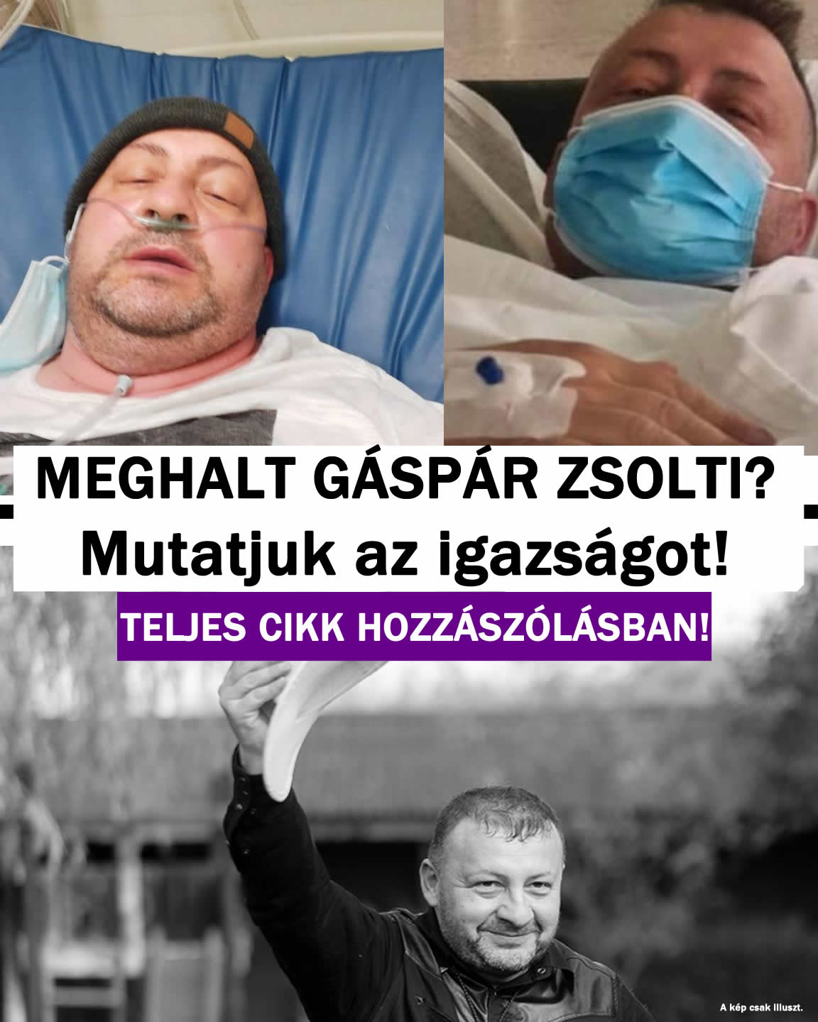Meghalt Gáspár Zsolti?!!! Mutatjuk az igazságot!