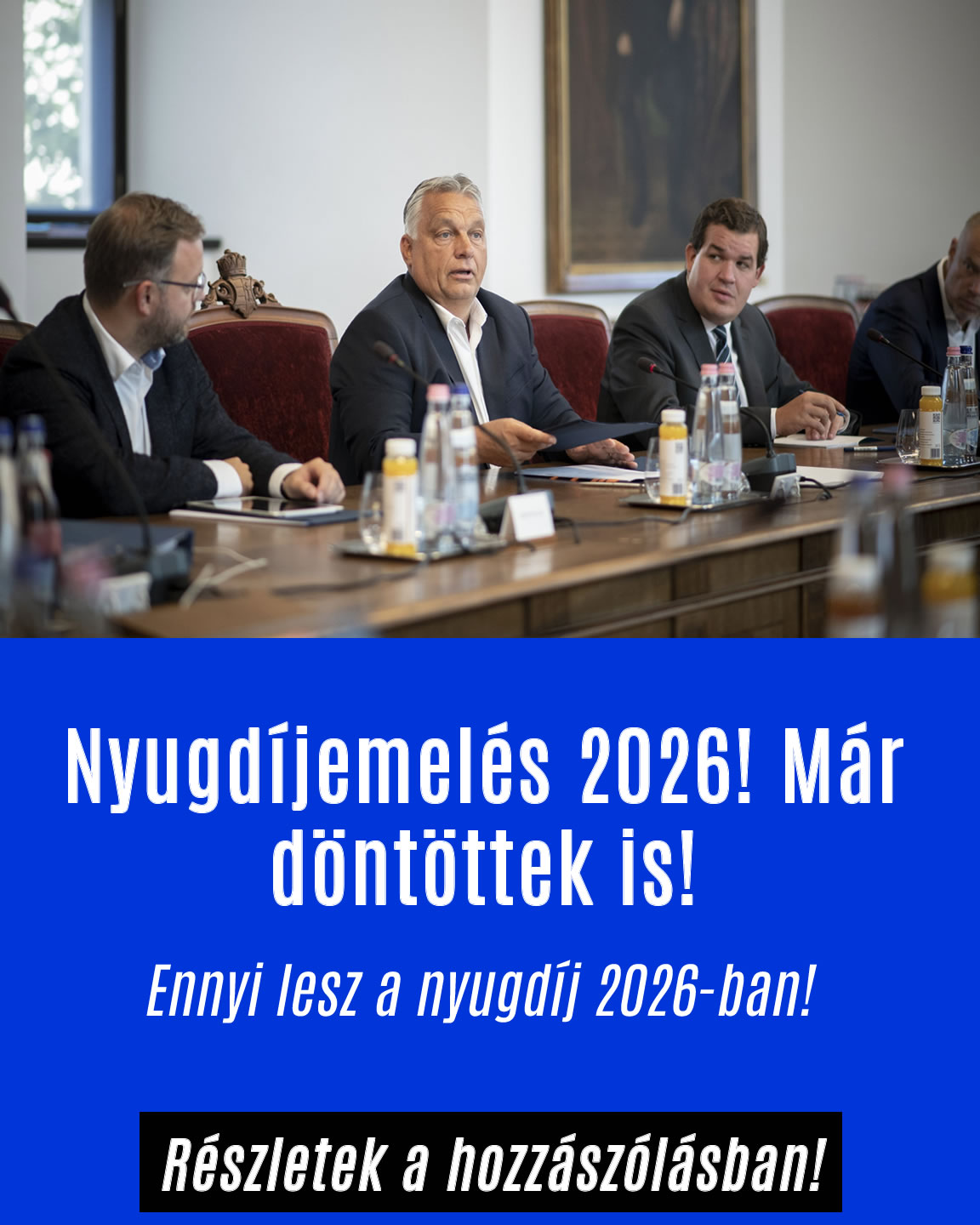 Nyugdíjemelés 2026! Már döntöttek is!