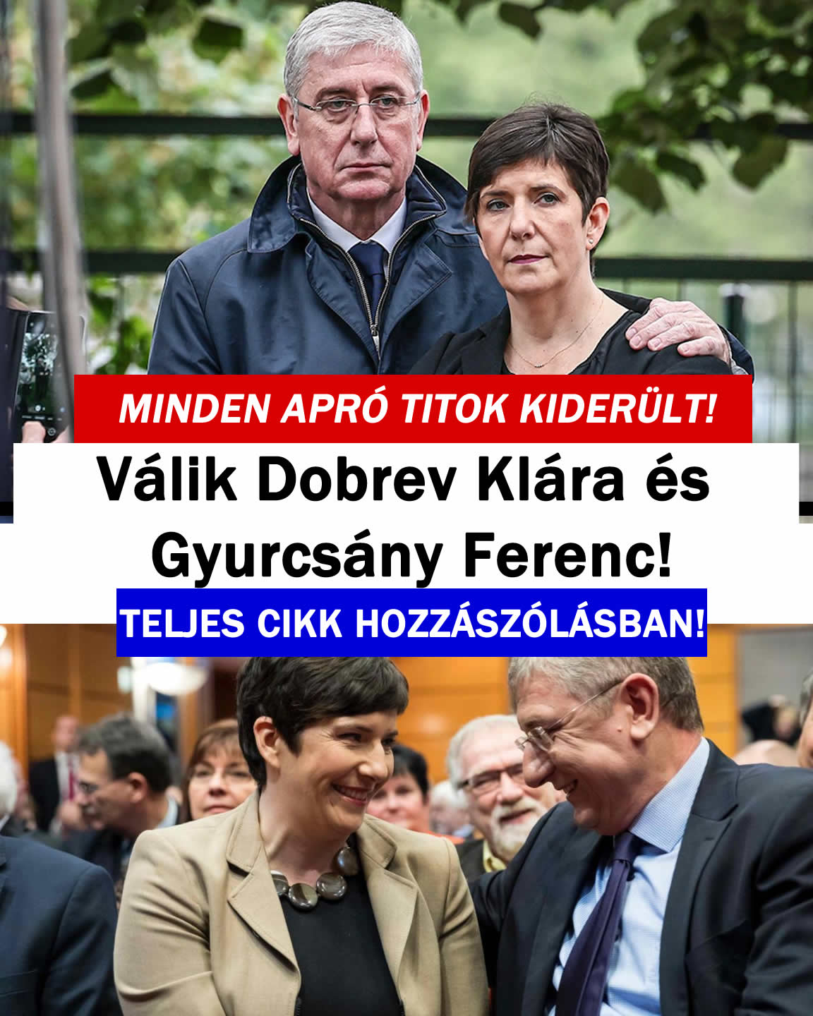 Válik Dobrev Klára és Gyurcsány Ferenc
