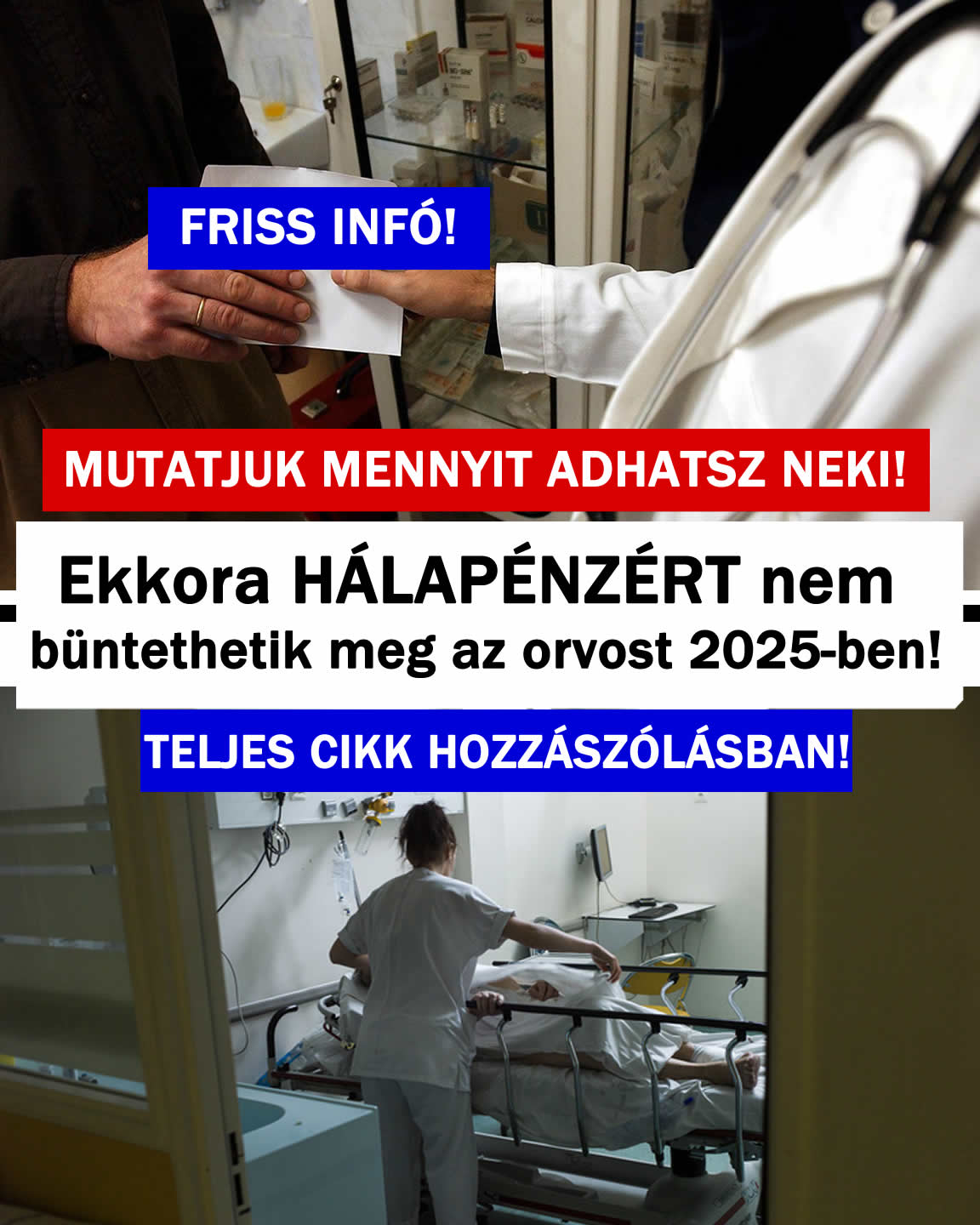 Ekkora HÁLAPÉN/ÉRT nem büntethetik meg az orvost 2025-ben!