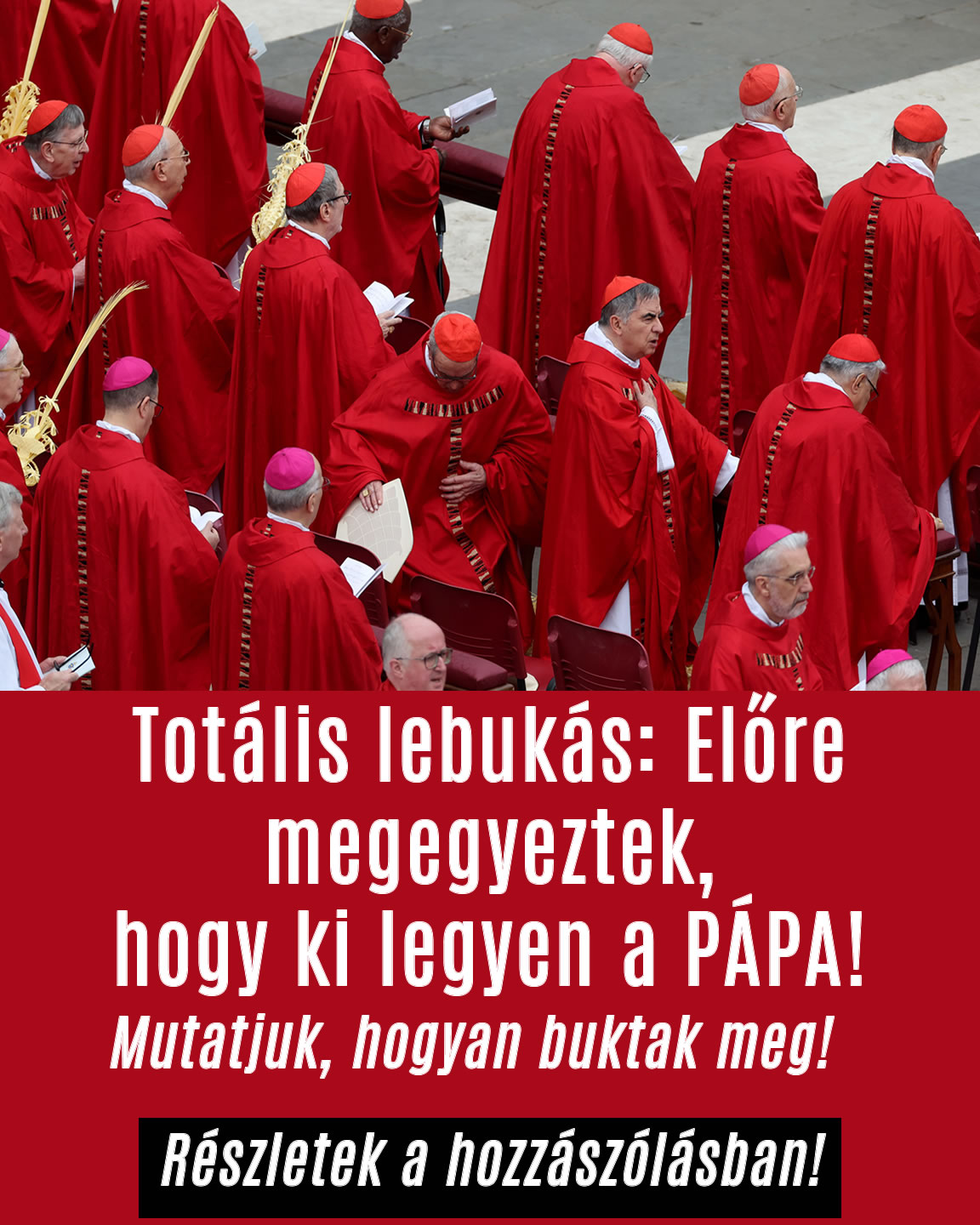 Totális lebukás: Előre megegyeztek, hogy ki legyen a PÁPA!