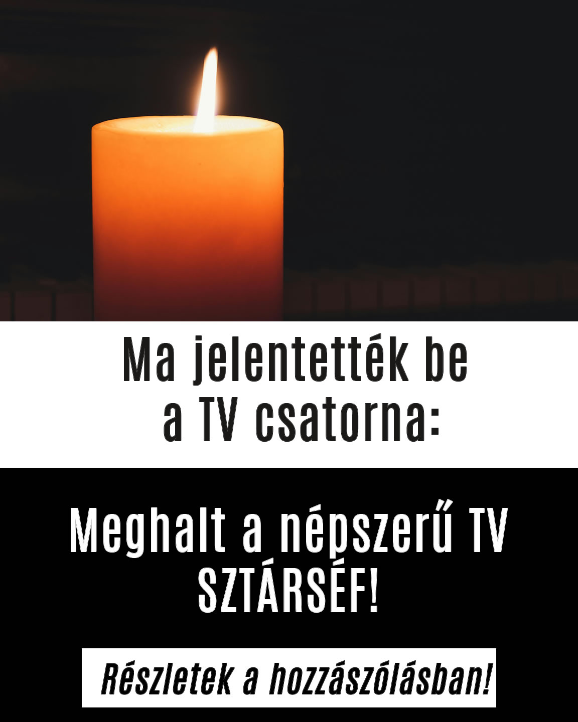 Ma jelentették be: Meghalt a népszerű TV SZTÁRSÉF!