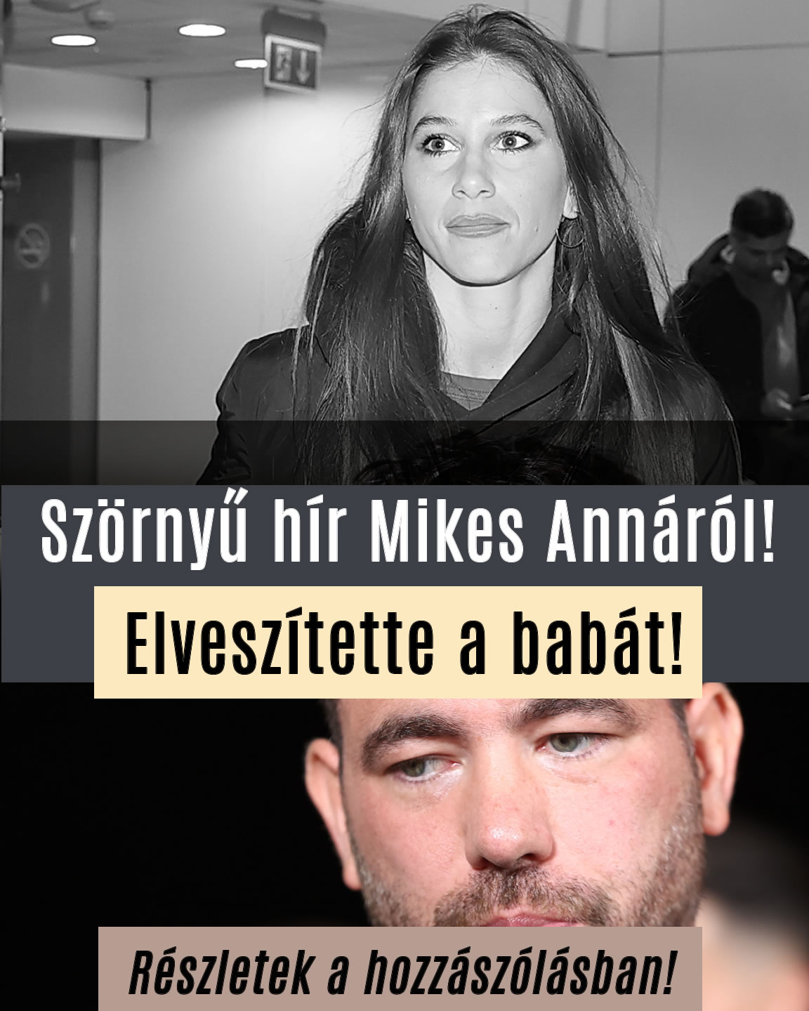 Szörnyű hír Mikes Annáról! Elveszítette a babát!