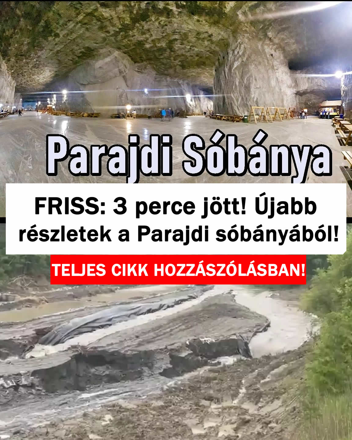 Újabb részletek a Parajdi sóbányából!
