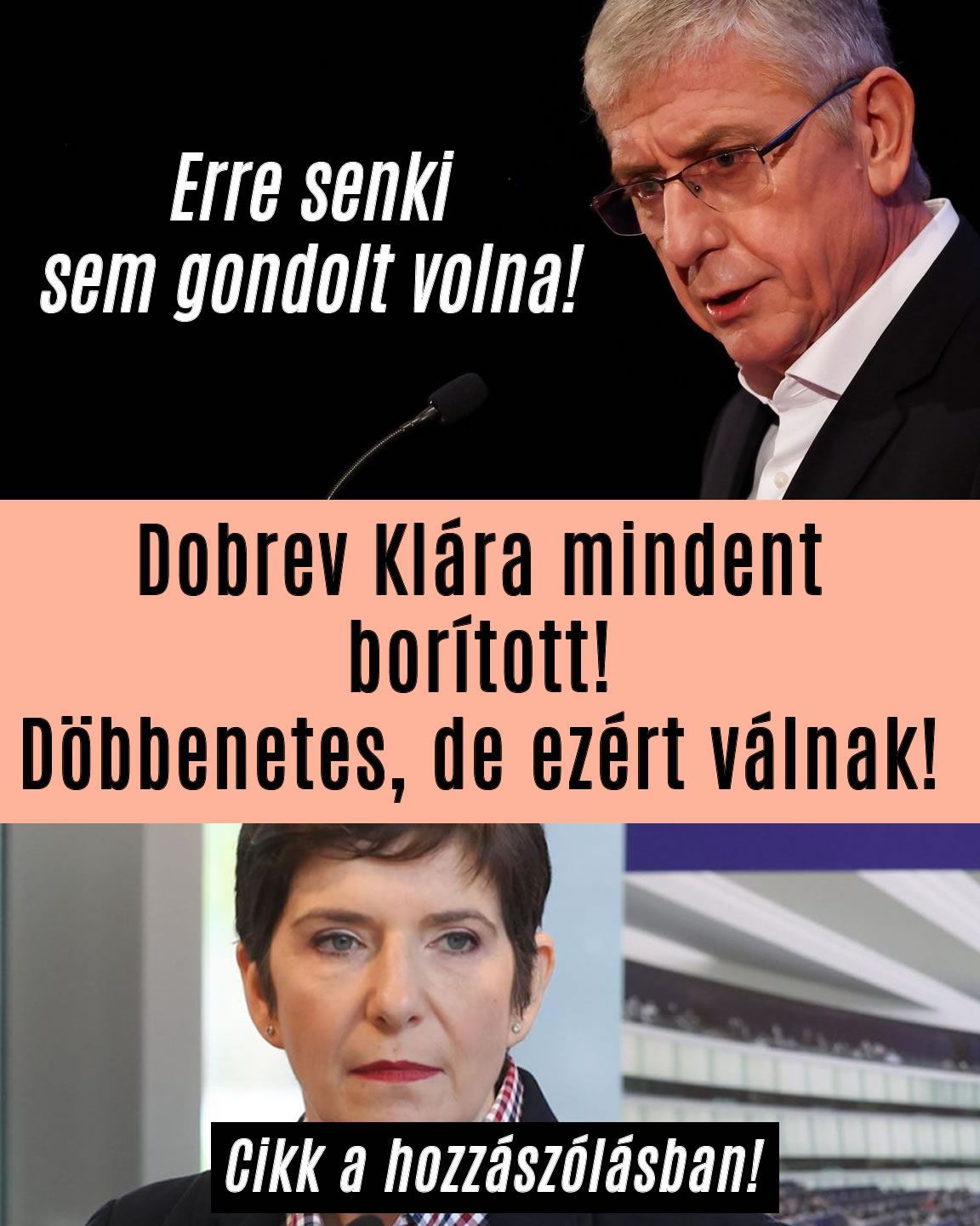 Dobrev Klára Kitálalt! Döbbenetes, ezért válnak!