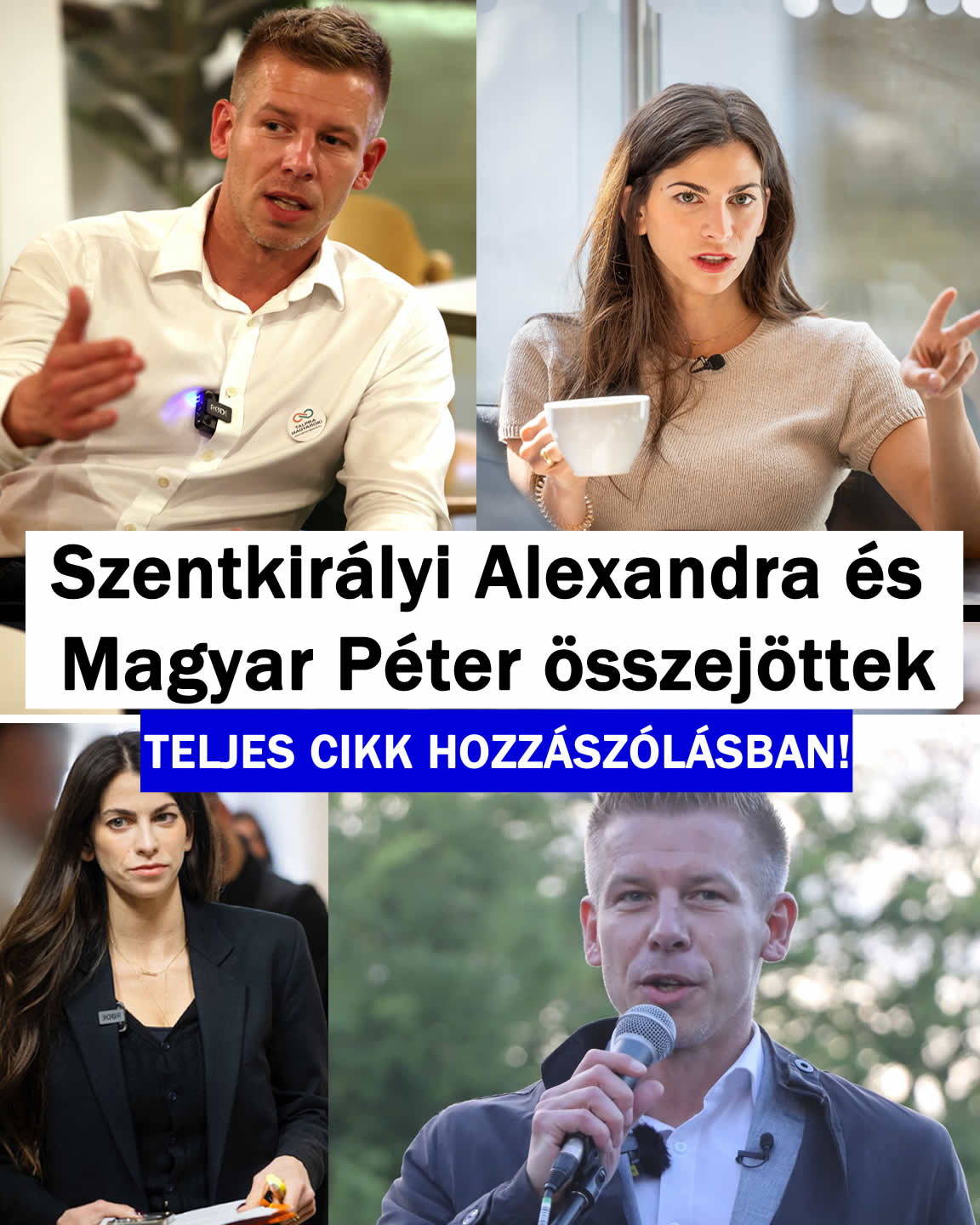 Összejöttek: Szentkirályi Alexandra és Magyar Péter