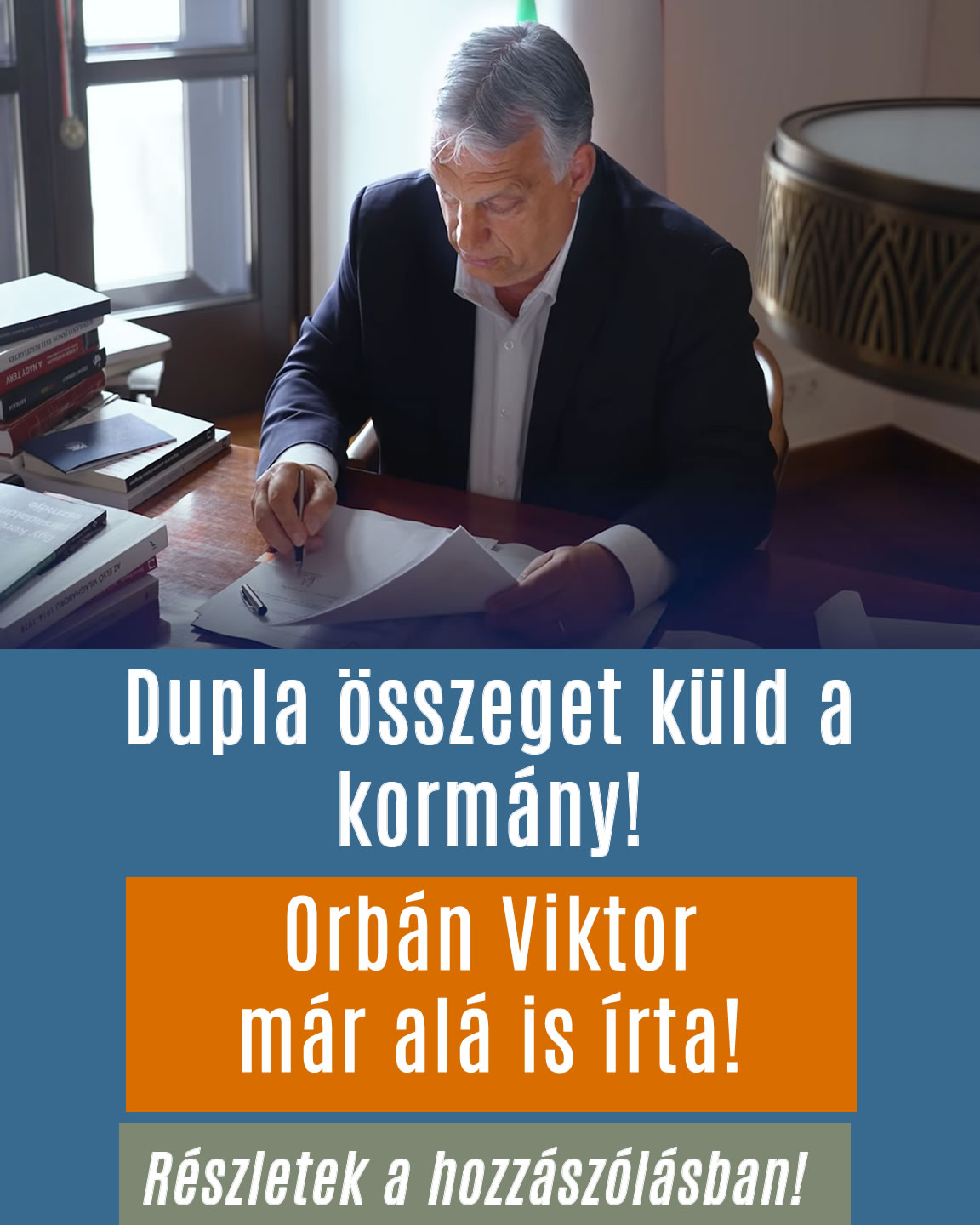 Dupla összeget küld a kormány!