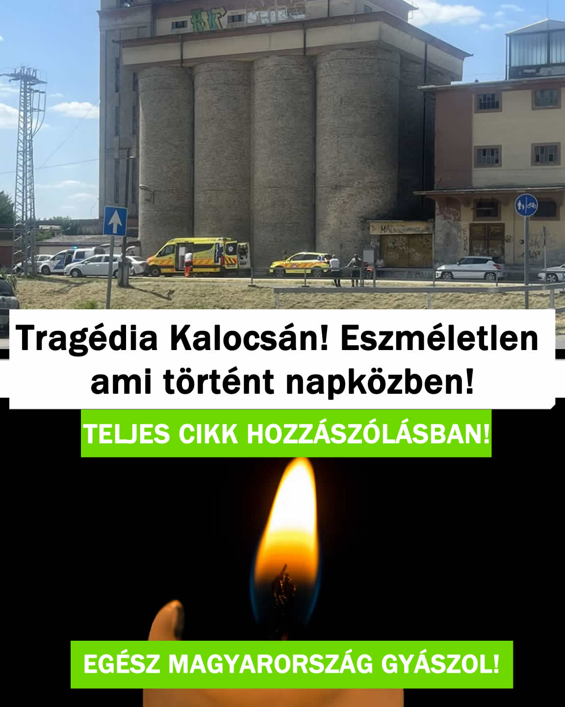 Tragédia Kalocsán! Eszméletlen ami történt napközben!