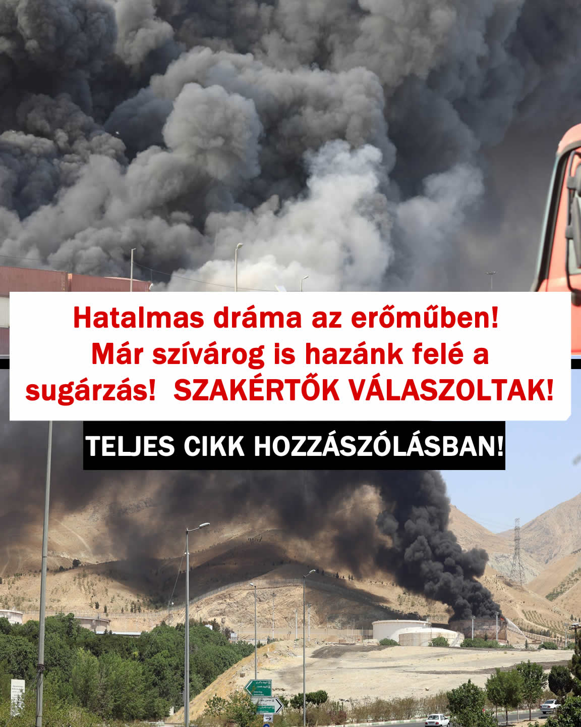 Hatalmas dráma az erőműben! Már szivárog felénk a sugárzás