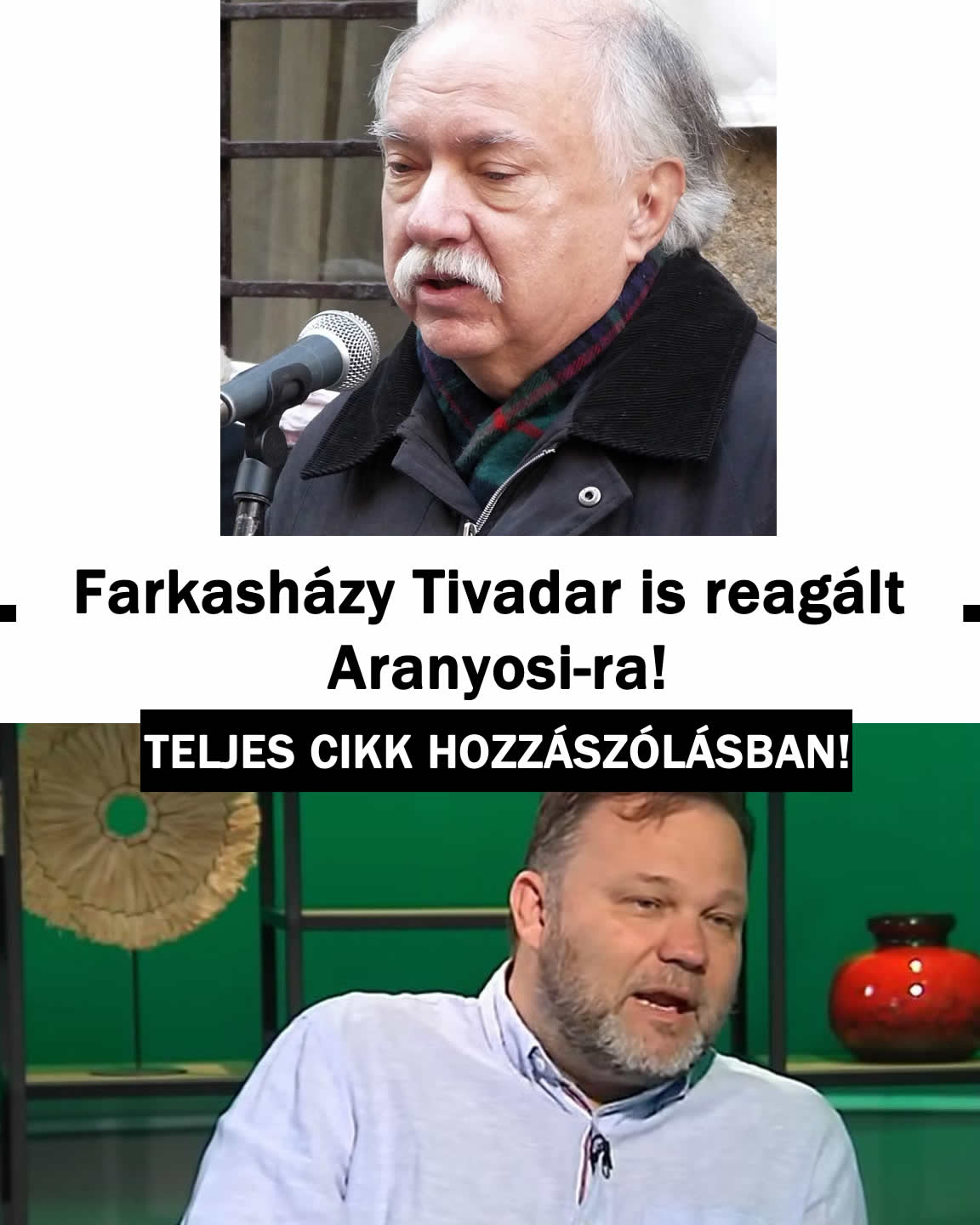 Farkasházy Tivadar is reagált Aranyosi-ra!