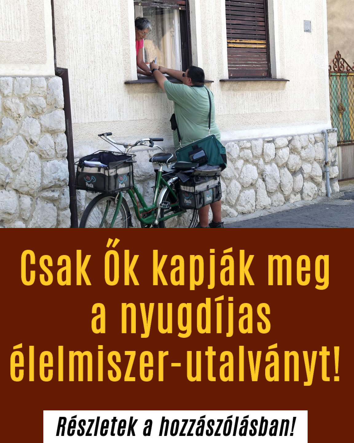 Csak Ők kapják meg a nyugdíjas élelmiszer-utalványt!
