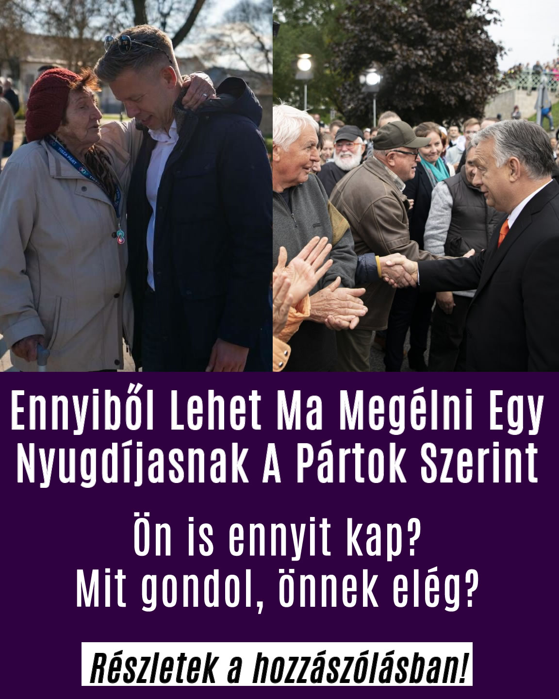 Ennyiből Lehet Ma Megélni Egy Nyugdíjasnak A Pártok Szerint