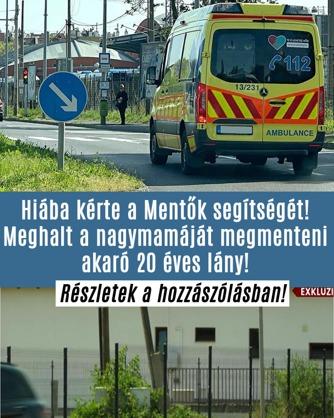 Meghalt a nagymamáját megmenteni akaró lány!
