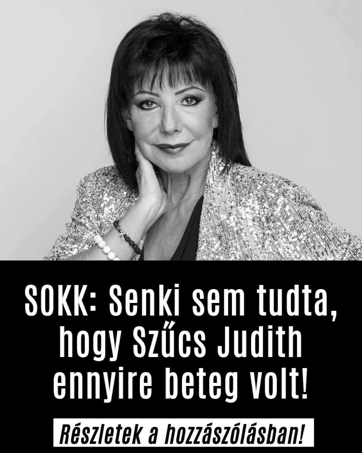 SOKK: Senki sem tudta, hogy Szűcs Judith ennyire beteg volt!