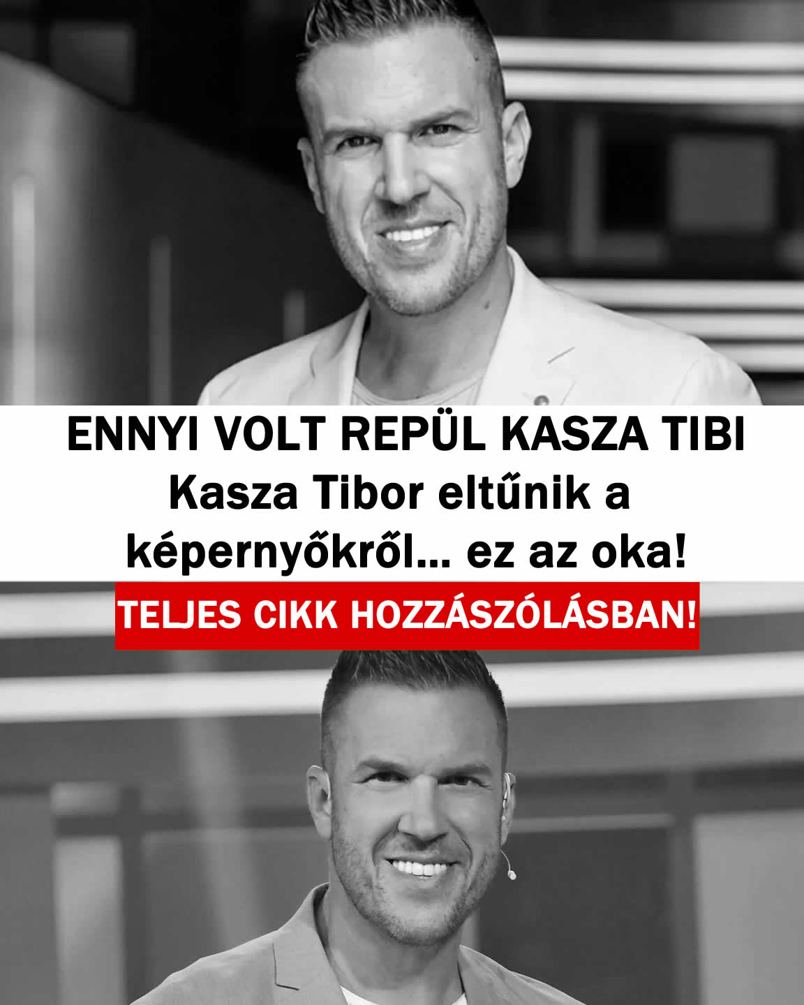 ENNYI VOLT REPÜL KASZA TIBI! Eltűnik a  képernyőkről
