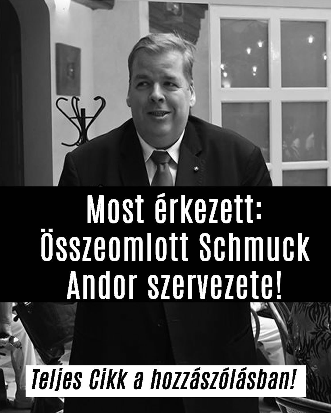 Összeomlott Schmuck Andor szervezete!