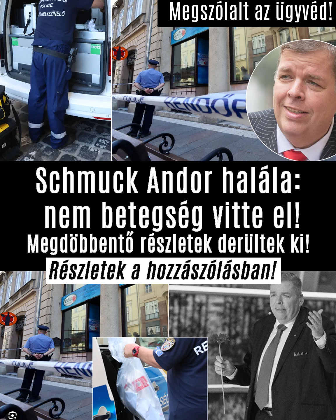Schmuck Andor halála: nem betegség vitte el!