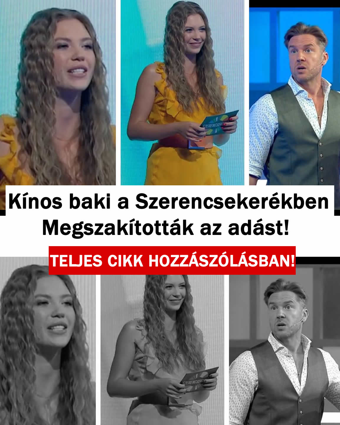Kínos baki a Szerencsekerékben Törölték az adást!