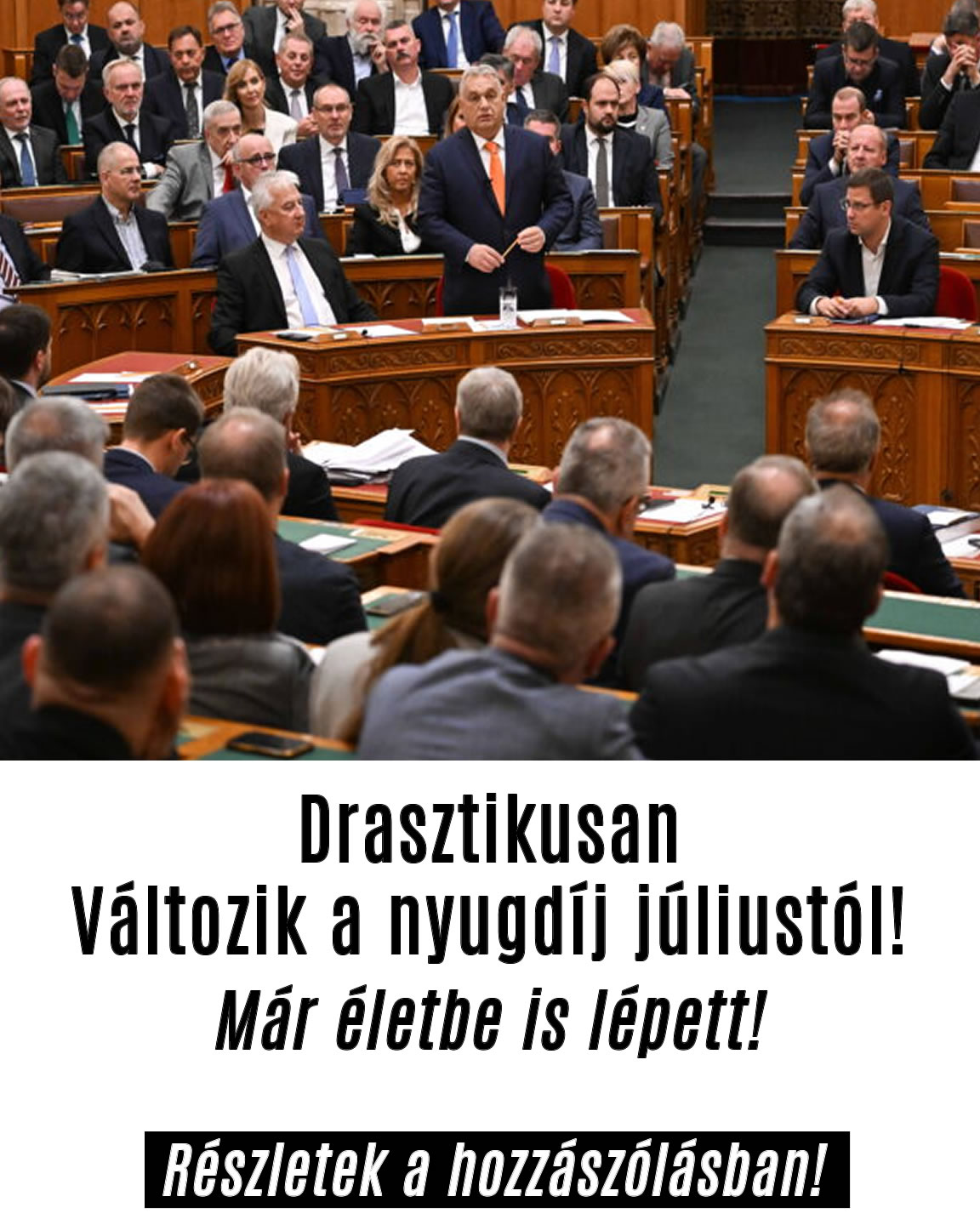 Változik a nyugdíj júliustól!