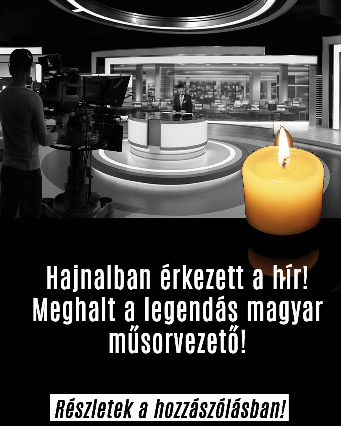 Meghalt a legendás magyar műsorvezető!