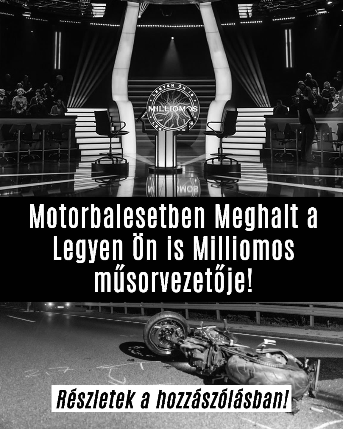 Meghalt a Legyen Ön is Milliomos műsorvezetője!