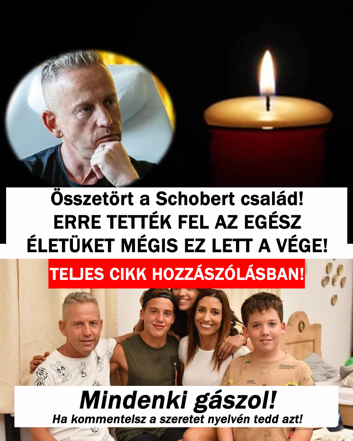 Összetört a Schobert család! Egy élet munkája VÉGE