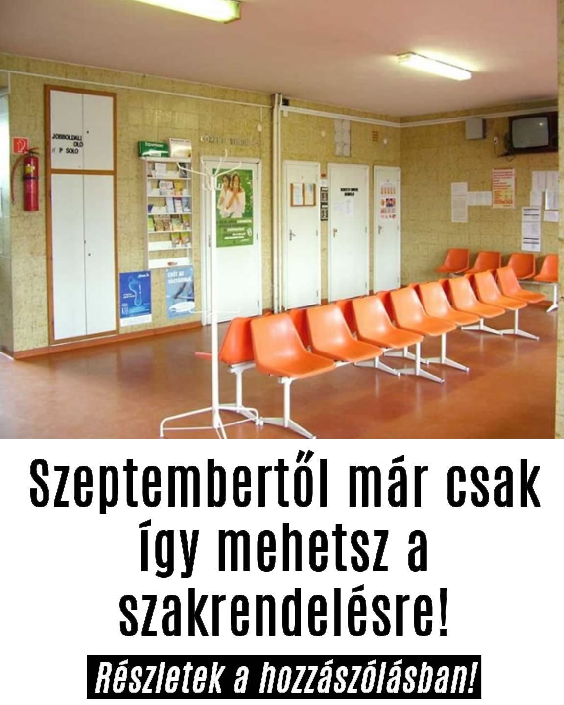 Szeptembertől már csak így mehetsz a szakrendelésre!